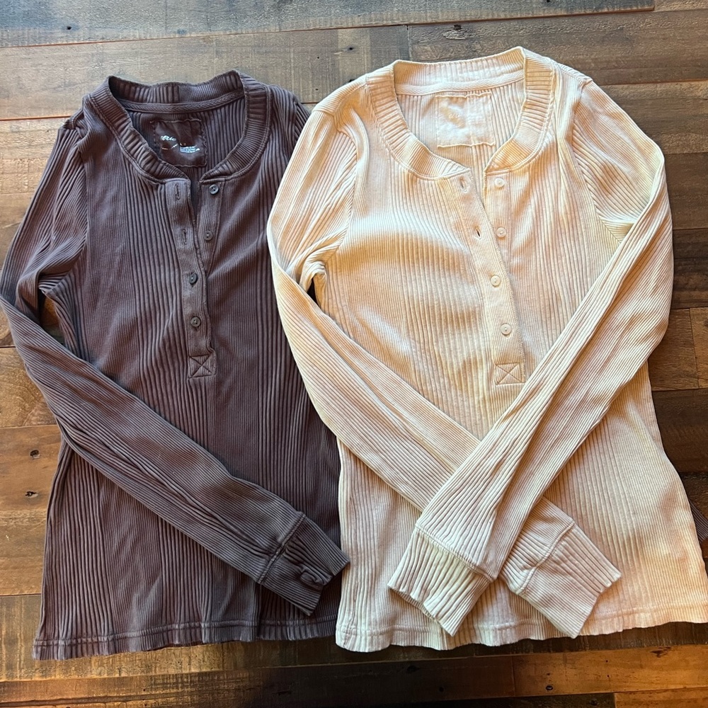 Aerie Henley Long Sleeves